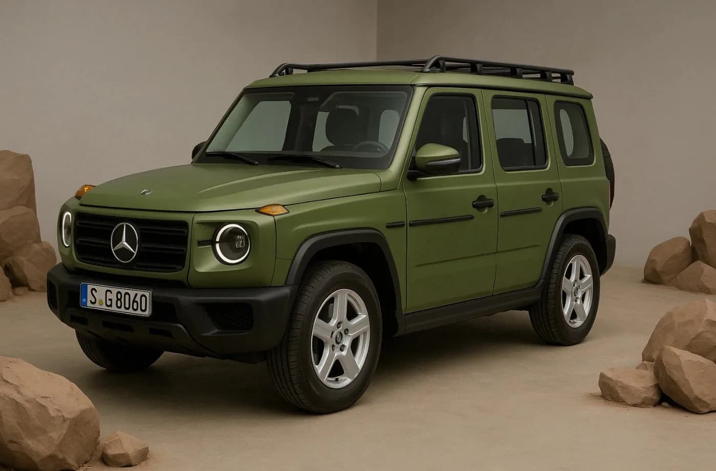 Mercedes Baby G 2026, la versione elettrica del suv dalla forma squadrata
