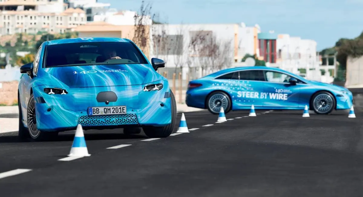 Mercedes EQS Steer‑by‑Wire, abbiamo provato lo yoke alla tedesca: rivoluzione o nicchia? - VIDEO